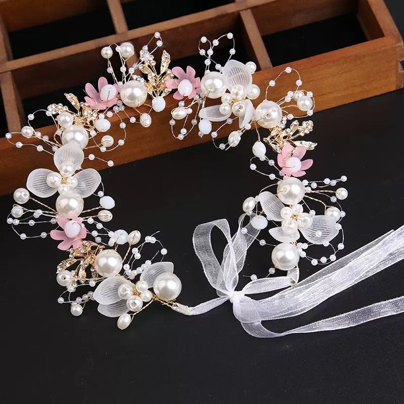 Children Hair Accessories Baby Girls Princess Headband for Bridesmaid Dress Infants Performance Costume Headwear