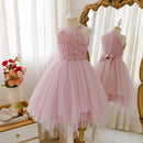 Children's fluffy princess dress big children's formal dress flower girl dress