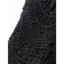 Women Plain Solid Layered Dress Tied Shoulder Sleeveless Casual