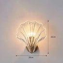 Shell Wall Lamp Bedroom Living Room Corridor Wall Light E14 Indoor Decoration Fixtures