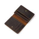 Leather Cards Holders Large Capacity Multi Slots Retro Business Card Holder Bank Small Card Wallet