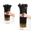 Kinky Straight Human Hair Dreadlocks Loc Extensions Crochet Braids Hair Extensions