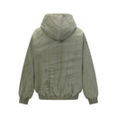 Hooded Cargo Jacket Men Washed Distressed Retro Safari Style Outerwear Man