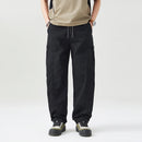Spring Summer Thin Casual Pant Men Retro Loose Cargo Pants Trousers