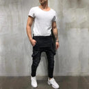 Men Stylish Slim Biker Jeans Overalls Jumpsuits jeans Man Streetwear Casual Stretch Ripped