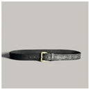 Genuine Leather Men Belt Luxury Designer Strap Male Pure Copper Buckle Wild Classic Retro