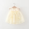 Red Christmas Party Baby Girl Princess Dress, Summer New Sweet Bow Children's Clothing