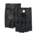 Leather Gloves Men Double Row Holes Red Lined Cycling Mittens Male Unlined Thin Black Bike