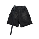 Men Casual Jeans Short Harem Gothic Men's Clothing Summer Women Black Shorts