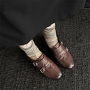 Leather Women Casual Loafers Women Shoe Spring Autumn Loafer Woman Shoes