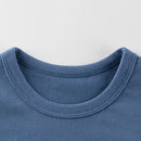 Summer Boys Sets Casual Steamer Short Sleeve Cotton Tops Sport Shorts Beach Kid Outfit