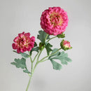 6Pcs Artificial Moisturizing 5-head Dahlia Real Touch Flowers Wedding Decor Flower Arrangement Fake Dahlia Party Home Decoration