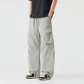 Spring Summer Cargo Pants Men Loose Casual Outdoor Pants Straight Trousers