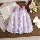 Dress for Baby Girl Flower Chiffon Dress Infant Girl Birthday Party Clothes