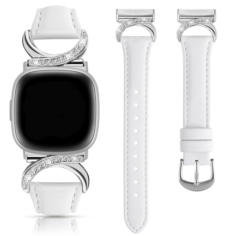 Compatible with Fitbit Versa 4/3 & Sense 2/Sense Smartwatch Interlocking Latch Replacement Band