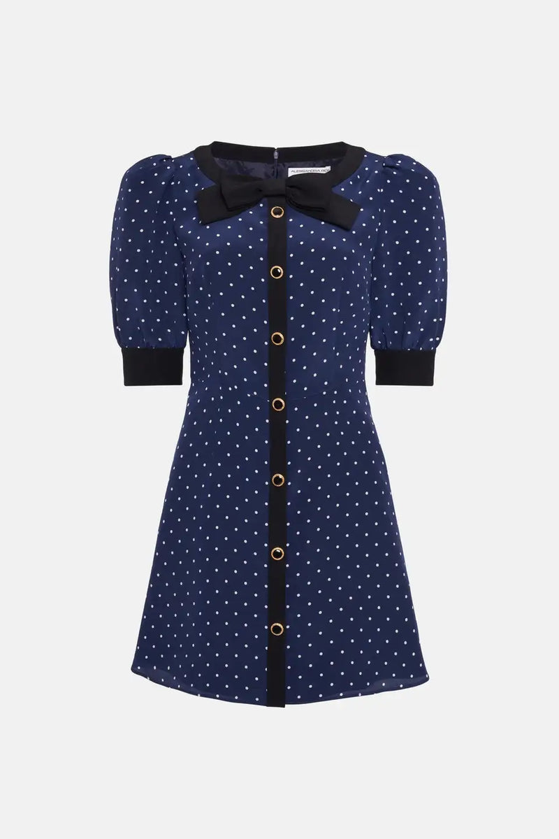 Dresses with Dot and High end Designer Handmade Mini Dress Released