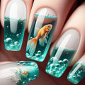 French Nails Press on Nails Acrylic Press on Nails Handmade Thick Press on Nails 24Pc