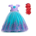Princess Little Girl Dress Luxury Embroidery Dress Kids Ball Gown carnival Costume Children Mesh Merrmaid Party Clothes