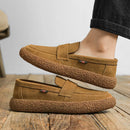Summer British Men Loafers Sneakers Thick Sole Slip On Men Casual Footwear