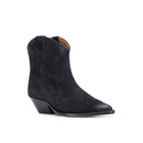 Autumn Western boots Pointed toe Slip-on Middle heel Short boots Women's Boots