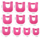 26pcs/set 10 Sizes G Curve Shape Varnish Shield Nail Protector Finger Cover Spill-Proof Stickers Manicure Nail Art Tools