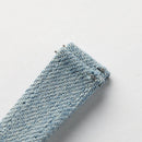 Vintage Denim Watch Strap, Soft Blue Gray Quick Release Band, 18–22mm