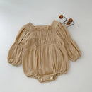 Baby Girl Autumn Clothes Infant Cotton Romper Bodysuits Kids Clothing