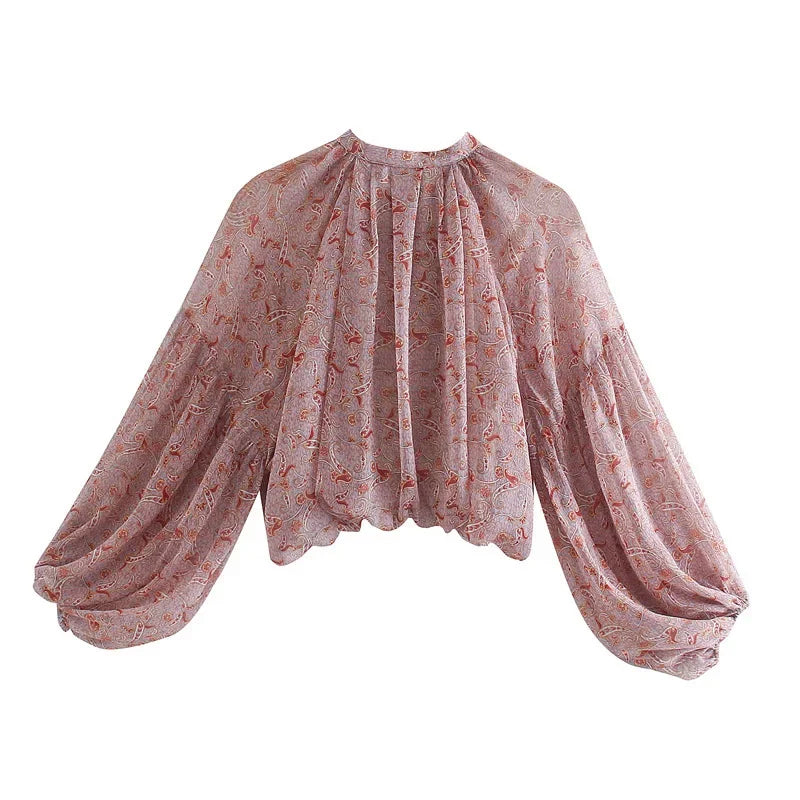 Women's Puff Sleeve Shirt Cross-border Clothing
