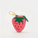 Charm Strawberry Fruit coin purse Cute mini pouch Wallet key chain Bag Girls Gifts Mini Storage Bag