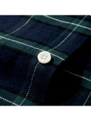 Autumn Flannel Plaid Oversize Shirt Men