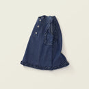 Children Clothing Girls Denim Skirt Summer Lace Dress