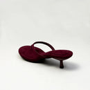 Beach Slides Shallow Ladies Heeled Sandals Women Low Heel Sandals Slides Slippers Female Flip flops Pumps