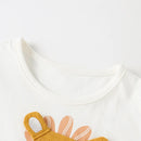 Girls Items Clothes Summer Kids Tops Tees Shirts Cotton Cartoon Sunshine Rainbow Children's Clothing