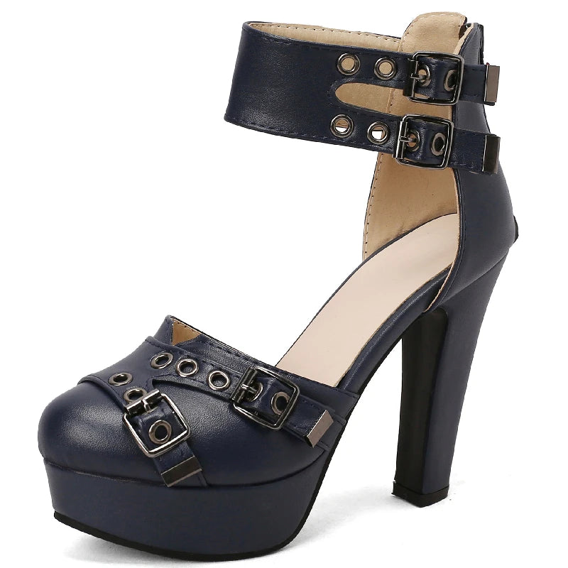 Women Sandals Summer Shoes Strap Pumps Wedding Fetish Dance Party Shoes