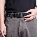 Casual Simple Belt Men's Jeans Buckle Belt Leather Waistband for Men