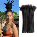 Kinky Straight Human Hair Dreadlocks Loc Extensions Crochet Braids Hair Extensions
