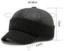 Leather Cap Thick Warm Winter Baseball Cap Men Baseball Hats Snapback Earflap Cap Hats with Ear Flap