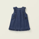 Children Clothing Girls Denim Skirt Summer Lace Dress