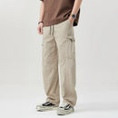 Spring Summer Thin Casual Pant Men Retro Loose Cargo Pants Trousers