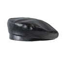 Girl Leather Beret Beanie Hat Cap Women Plain Beret Hats Solid Color Elegant Lady Artist Caps Belt Beanies