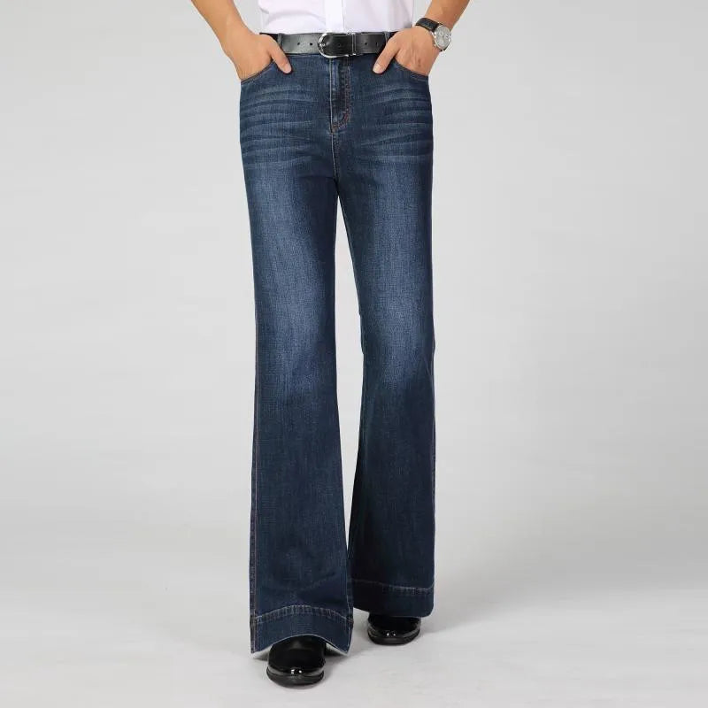 Jeans For Men Men's Flared Jeans Micro Stretch Denim Flared Pants Classic Jeans