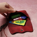 Men's key bag car driver's license card bag wallet retro leather waist hanging keychain
