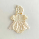 Baby Romper Dress Summer Newborn Bag Fart Clothes Princess Skirt Sweet Climbing Clothes with Hat