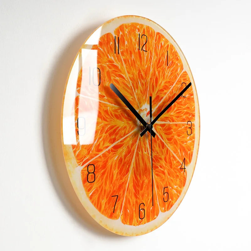 Bedroom Glass Wall Clock Nordic Large Modern Kitchen Wall Clocks Thick Watches Novelty Living Room Watch Home Decor