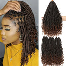 Crochet Goddess Box Braids With Curly Ends Bob Bohemian Box Braids Crochet Hair Braiding Hair