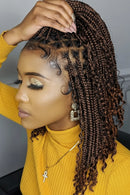 Crochet Goddess Box Braids With Curly Ends Bob Bohemian Box Braids Crochet Hair Braiding Hair