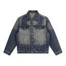Denim Jacket Men Spring Autumn Gradient Jackets Premium Man Motorcycle Casual Trend Garment