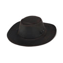 Genuine Leather Male Western Cowboy Hat Vintage Jazz Fedora Leather Large 62CM for Men