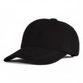 Black baseball cap on a white background, Obroi