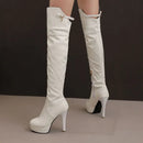 Women's Over-the-Knee Thigh-High Boots Elegant Tall Boots for Parties and Night Out